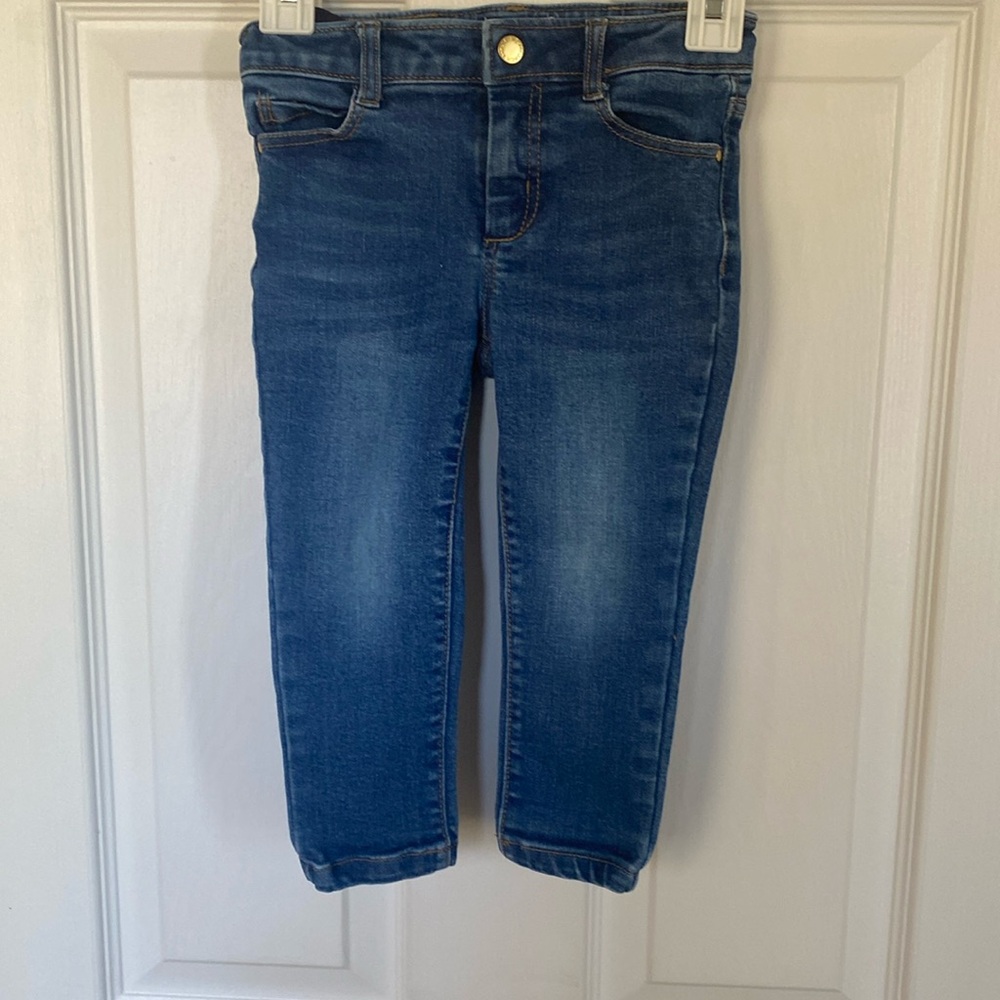 Janie and Jack skinny Jean in ocean faded wash. Size 2T